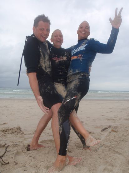 Unser Surflehrer.....Dom  ein alter guter Freund.