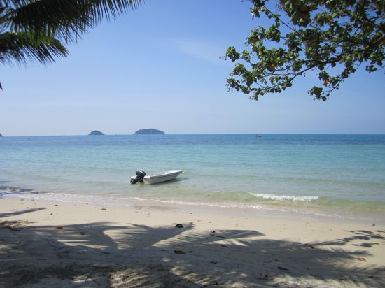 Diese Aussicht hat Irene jeden Tag von ihrem Bungi.