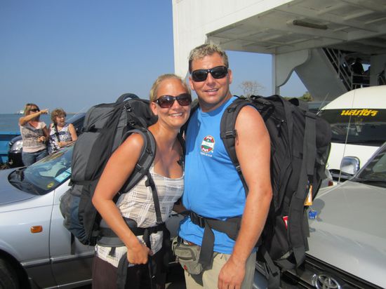 Unser Transfer auf der Ferry von Koh Chang ans Festland von Thailand.