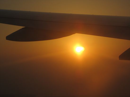 Der letzte Flug auf dieser Reise!