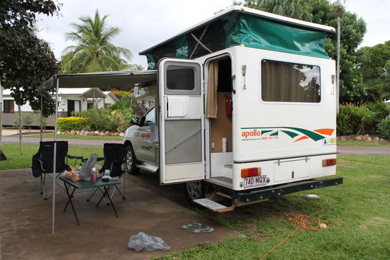 Unser Bushcamper in Darwin