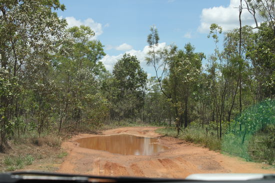 Die Wetseason hat dieses Jahr früher begonnen.