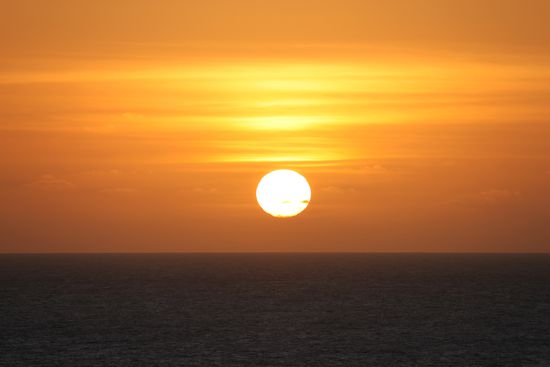 Sonnenuntergang vor dem Camper am Cape Leveque. Leider konnten wir den Sternenhimmel nicht fotographieren.  Unglaublich......