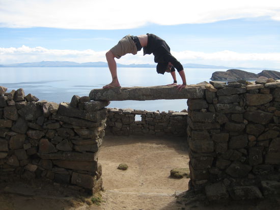 tja, wir haben die Inka Ruinen eben auf andere Weise geehrt als die meisten Touristen es tun wuerden
