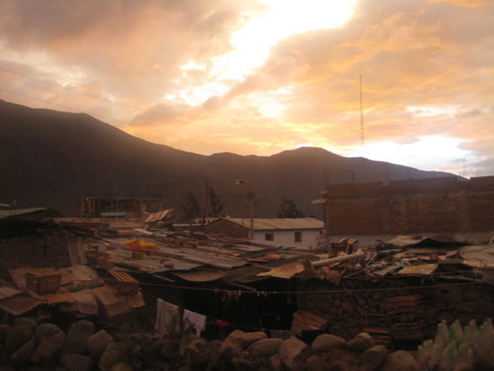 Die Ankunft im letzten zivilisierten Ort vor der Canyon-Wanderung verhiess schonmal tolle Landschaft und gutes Wetter...