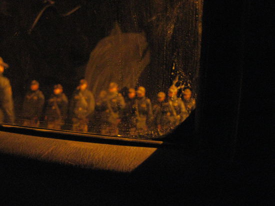 Soldatenuebung der E-Werk-Armee aus dem dunklen Pick-Up!