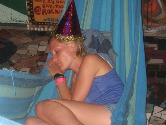 da hatte sichs fuer Kristin dann doch irgendwann ausgerockt im "Rocking J`s" 