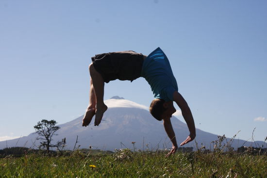 sowohl Sport-Fotograf Marius S. als auch Turner Stefan F. auf dem Hoehepunkt ihrer Karriere