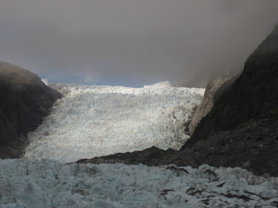 ...und ein herrlicher Blick auf den Gletscher!