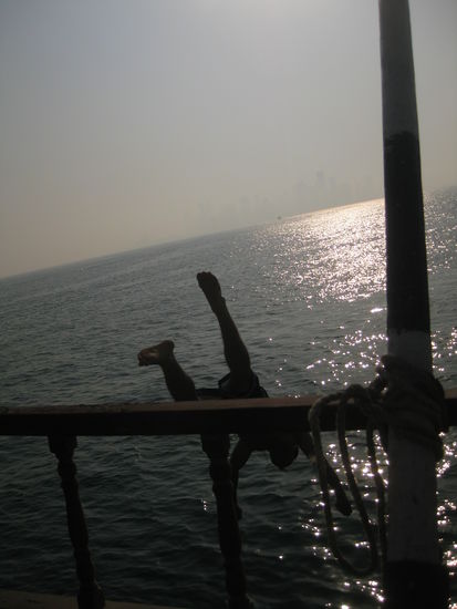 oder springt von Partybooten 