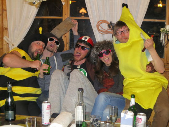 Spaß steht in Arosa traditionell noch vor dem skifahrerischen Vergnügen 