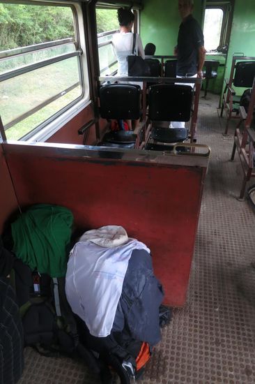 Bei der mickrigen Geschwindigkeit entstand leider auch kein kleidungsstück-trocknungswürdiger Fahrtwind 