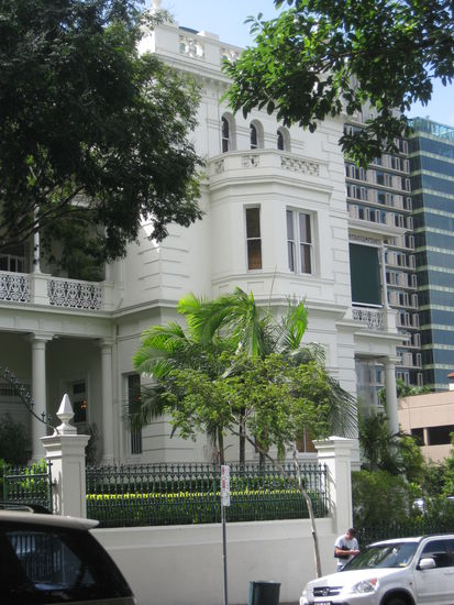 Eins dieser wunderschoenen Haeuser in Brisbane!