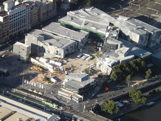 Federation Square von oben!