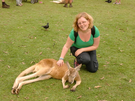 Die waren echt total geduldig mit uns, aber wir hatten au fressen fuer sie!