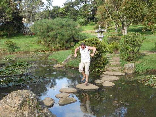 Papa im Sprung. Liebe dieses Bild