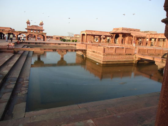 Hier sieht man noch den Pool, für den Sultan.