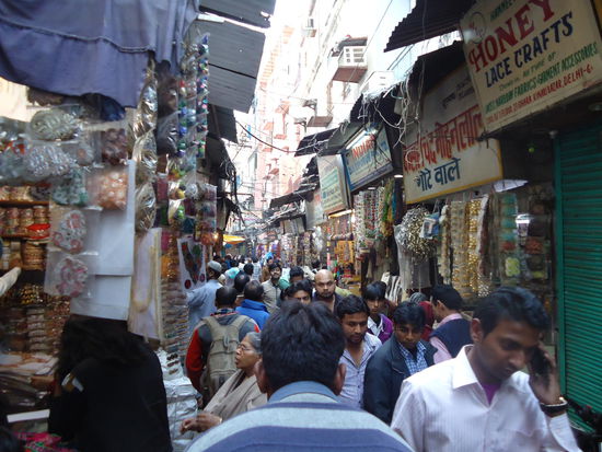 So sah es in den kleinen Straßen aus.