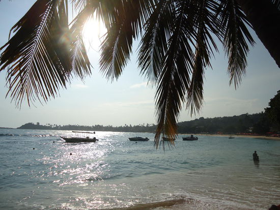 Die Bucht von Unawatuna.