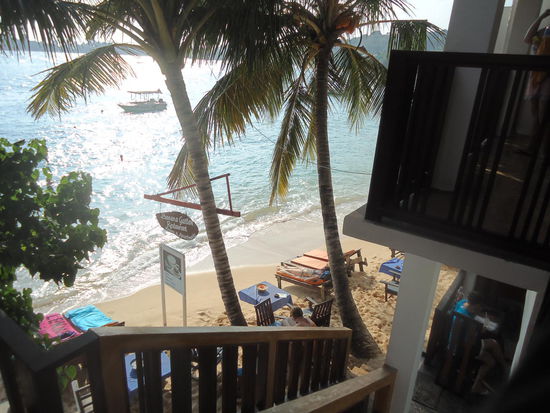 Unser Ausblick vom Zimmer aus