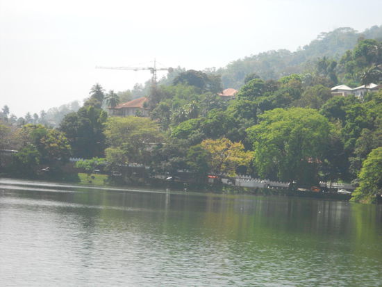 Der See mitten in Kandy
