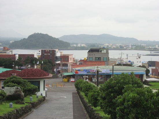 Blick auf die Siedlung