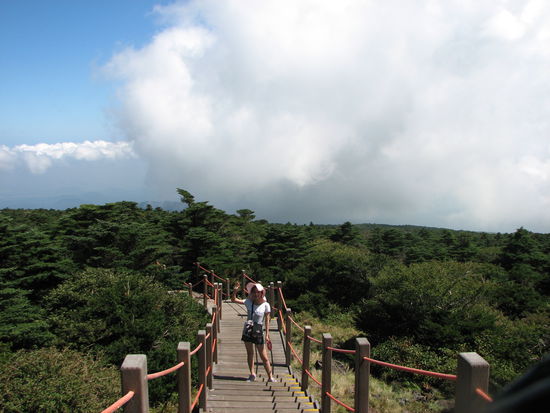 Und langsam kam die Bewölkung
