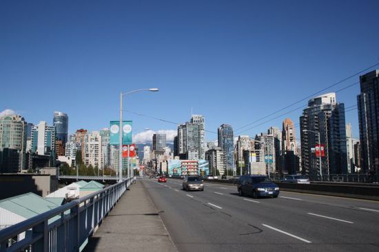 Bridge zu Downtown Vancouver