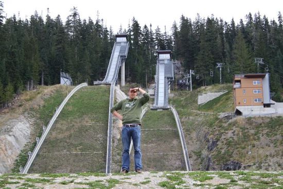 Skisprungschanze in Whistler