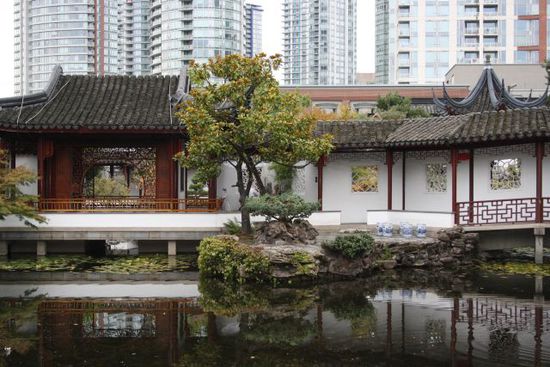 Chinesischer Garten in Chinatown - Vancouver