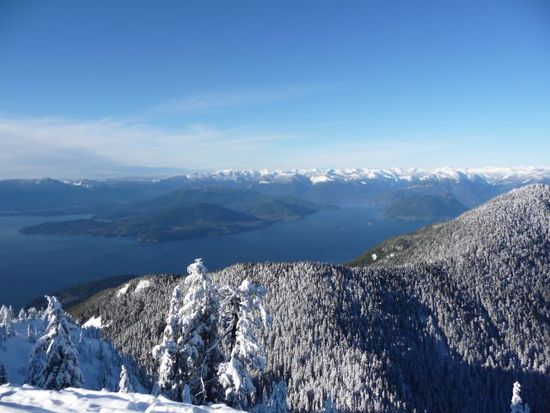 Cypress Mountain Aussicht!
