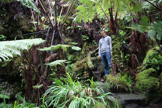 auf dem Weg zur Thurston Lava Tube