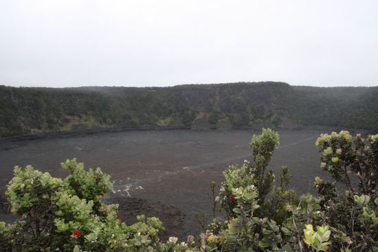 Kilauea Iki Crater, hier sind wir runter gewandert