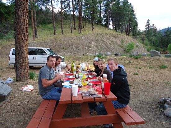 "Wild-Water-Rafting-Abschieds-Camping" in Lytton