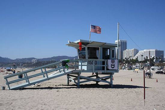 Santa Monica Pier. Und ich habe mich gleich gefühlt wie bei Baywatch.