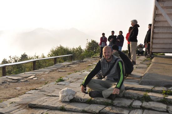 Poon Hill &gt; Warten, dass der Nebel sich verzieht 