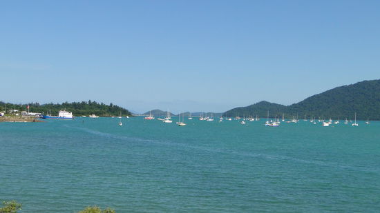 Sicht auf Whitsundays von Shut Harbour aus