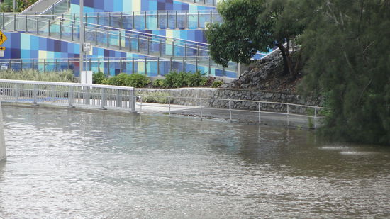 einige Tage vor der Flut in Brisbane