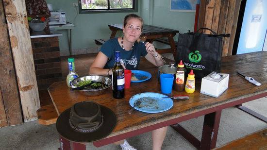 Abendessen im Hunter Valley