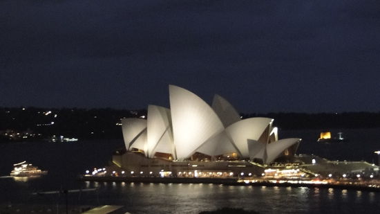 Opernhaus by night von unserer Terrasse