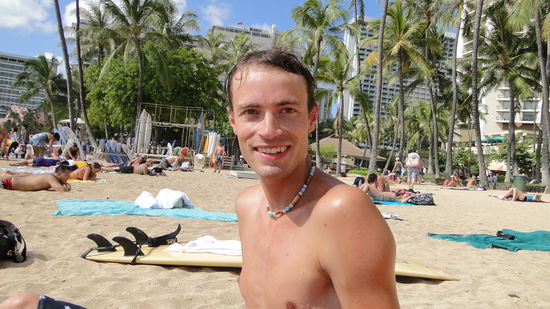 Philip am Waikiki Beach