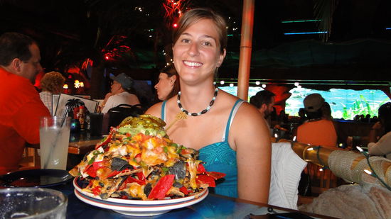 Da waren die Augen wieder einmal groesser als der Bauch...zu zweit schafften wir knapp die Haelfte