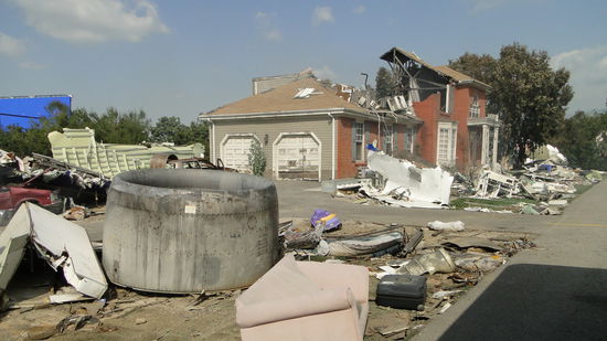 Filmset von "Krieg der Welten"