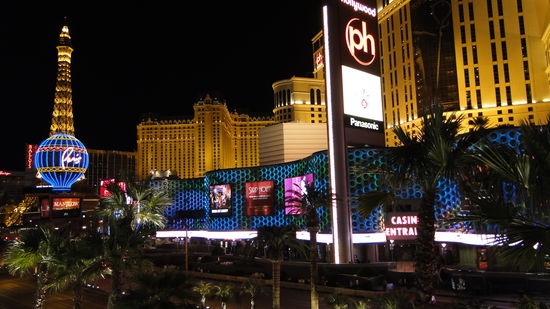 der Las Vegas Strip mit seinen vielen Lichtern