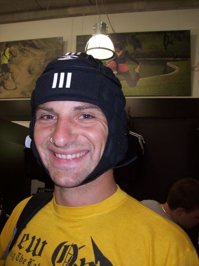 Mein Helm für die Spiele wenn ich zurück bin 