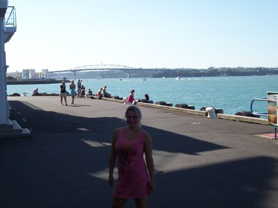 Im Hintergrund die Harbour Bridge