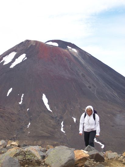 ...über Nacht hatte das Wetter umgeschlagen, wodurch es weiter oben dann mit 40km/h ganz schön windig und kalt wurde...