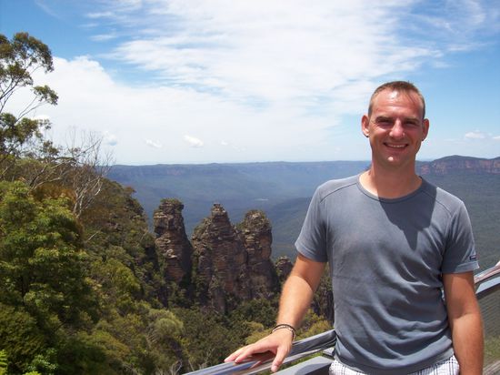 Die "Three Sisters" Felsformation