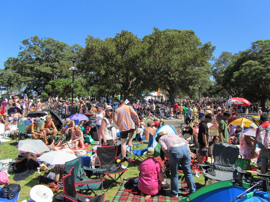 Und dann hieß es gemütlich warten beim Picknick