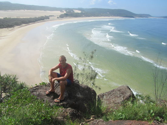 Ausblick vom Indian Head
dies ist eine Felsnase, von der aus man Delphine, Haie und Rochen unten im Wasser sehen kann.